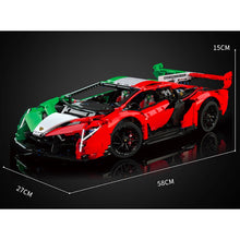 Load image into Gallery viewer, 3611PCS MOC Technic Veneno Super Racing Sports Car Model Toy Building Block Brick Gift Kids Compatible Lego
