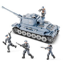 Load image into Gallery viewer, 1150PCS MOC Military WW2 German King Tiger PZ Kpfw Tank Figure Model Toy Building Block Brick Gift Kids Compatible Lego
