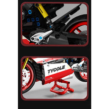 Load image into Gallery viewer, 729PCS MOC Technic Ducati V4 Motorcycle Motor Bike Model Toy Building Block Brick Gift Kids Compatible Lego
