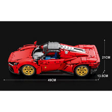 Load image into Gallery viewer, 1958PCS MOC Technic Static Speed SP3 Daytona Super Racing Sports Car Model Toy Building Block Brick Gift Kids Compatible Lego
