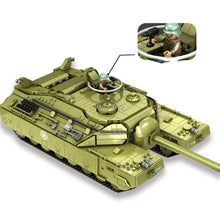 Load image into Gallery viewer, 2986PCS Military WW2 Large T28 Heavy Tank Figure Model Toy Building Block Brick Gift Kids Compatible Lego DIY
