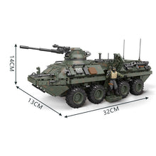 Load image into Gallery viewer, 1036PCS Military IFV M127 Stryker Armored Vehicle Figures Model Building Block Brick Toy Gift Set Kids New Compatible Lego
