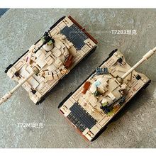 Load image into Gallery viewer, 770PCS MOC Military WW2 2in1 T72B3 T72M1 Main Battle Tank Figure Model Toy Building Block Brick Gift Kids Compatible Lego New
