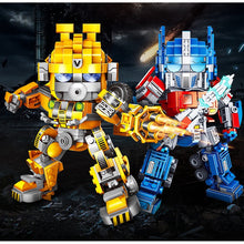 Load image into Gallery viewer, MOC Bumblebee Optimus Prime Transformers Warrior Figure Model Toy Building Block Brick Gift Kids
