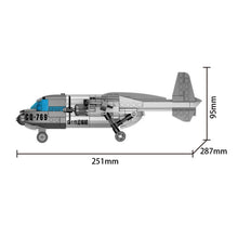 Load image into Gallery viewer, 394PCS Military WW2 C-119 Flying Boxcar Packet Conveyor Transport Aircraft Figure Model Toy Building Block Brick Gift Kids Compatible Lego
