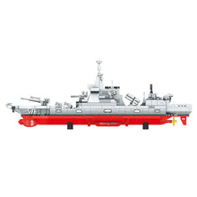 Load image into Gallery viewer, 1102PCS Military WW2 Type 055 Destroyer Renhai Class Ship Model Toy Building Block Brick Gift Kids Compatible Lego
