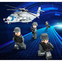 Load image into Gallery viewer, 1242PCS MOC Military WW2 US Sikorsky CH-52E Super Stallion Transport Helicopter Figure Model Toy Building Block Brick Gift Kids Compatible Lego
