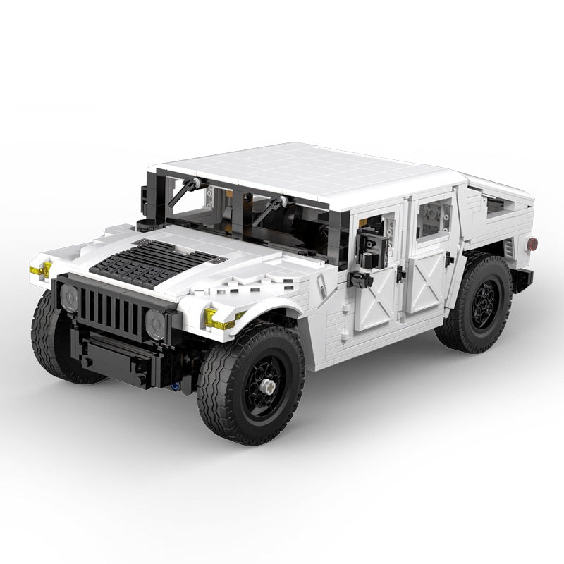 1386PCS Technic Static 1:12 Humvee Jeep Off Road Car Model Toy Building Block Brick Gift Kids Compatible Lego