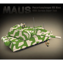 Load image into Gallery viewer, 2930PCS MOC Military WW2 MAUS Panzer Panzerkampfwagen VIII German Tank Figure Model Toy Building Block Brick Gift Kids Compatible Lego
