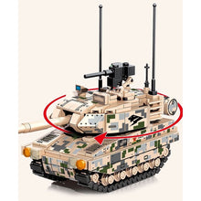 Load image into Gallery viewer, 455PCS Military WW2 ZTQ-15 Type 15 Light Tank Figure Model Toy Building Block Brick Gift Kids Compatible Lego
