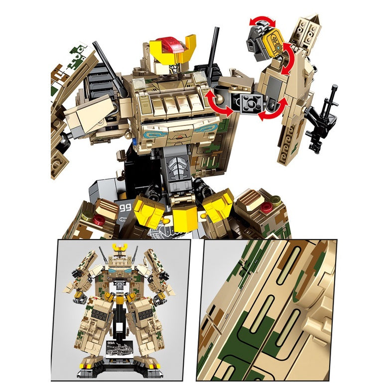 LDesign Space War Military Building Kit Army Robot 325PCS ww2 ww1  Interstellar Wars Building Blocks Toys Set Compatible with Lego MOC-102309