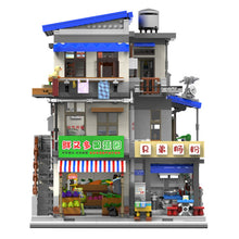 Load image into Gallery viewer, 3180PCS MOC City Street Noodle Fruit Shop Store Figure Model Toy Building Block Brick Gift Kids Compatible Lego
