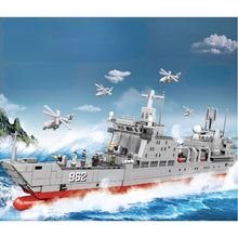 Load image into Gallery viewer, 1215PCS Military WW2 NAVY Type 904B Supply Ship Figure Model Toy Building Block Brick Gift Kids Compatible Lego
