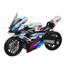Load image into Gallery viewer, 920PCS MOC Technic Speed S1000RR Racing Sports Motorcycle Motor Bike Model Toy Building Block Brick Gift Kids Compatible Lego 1:8
