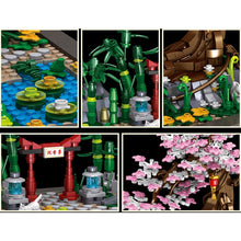 Load image into Gallery viewer, 1101PCS Bonsai Mini Peach Flower Blossom Tree Park Figures Model Building Block Brick Toy Display Gift Set Kids Elegant New Compatible Lego
