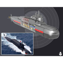 Load image into Gallery viewer, 1020PCS Military WW2 Xia Class 092 Nuclear Submarine Figure Model Toy Building Block Brick Gift Kids Compatible Lego 1:190
