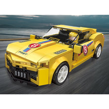 Load image into Gallery viewer, 292PCS MOC Technic Speed Yellow Camaro Super Racing Sports Car Figure Model Toy Building Block Brick Gift Kids Compatible Lego
