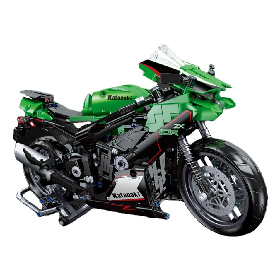 867PCS MOC Technic Speed ZX-10R Racing Sports Motorcycle Motor Bike M –  mycrazybuy store