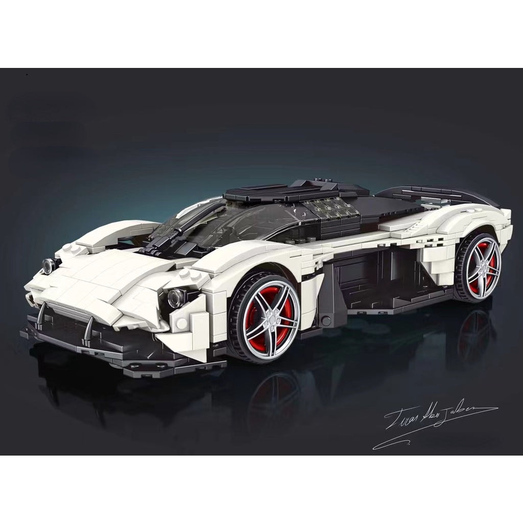 1136PCS MOC Static Technic Speed Valkyrie Super Racing Sports Car Model Toy Building Block Brick Gift Kids Compatible Lego