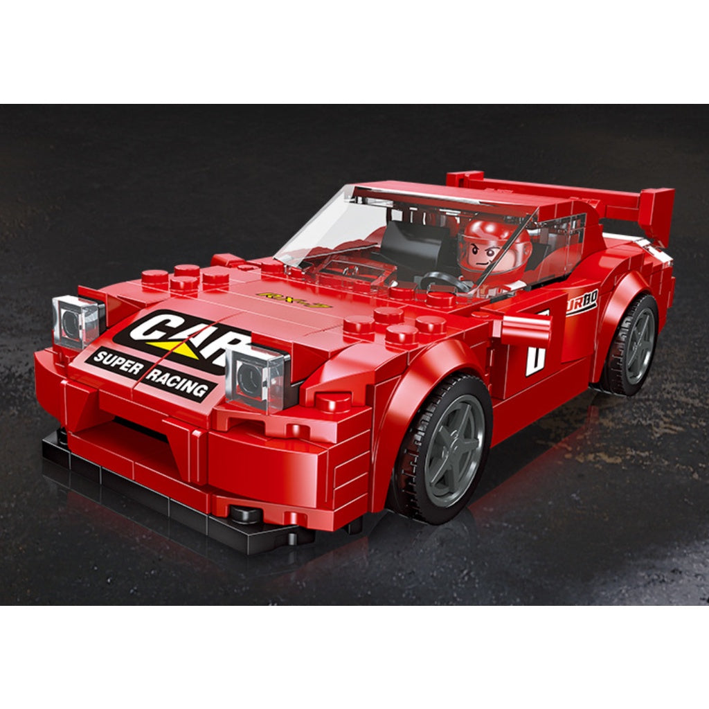 252PCS MOC Technic Speed JDM Red RX7 FD Racing Sports Car Model Toy Building Block Brick Gift Kids Compatible Lego