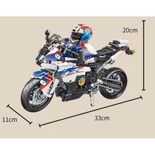 Load image into Gallery viewer, 1036PCS MOC Technic Speed S1000RR Racing Sports Motorcycle Motor Bike Model Toy Building Block Brick Gift Kids Compatible Lego
