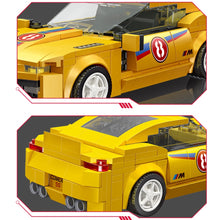 Load image into Gallery viewer, 292PCS MOC Technic Speed Yellow Camaro Super Racing Sports Car Figure Model Toy Building Block Brick Gift Kids Compatible Lego
