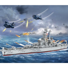 Load image into Gallery viewer, 1060PCS Military WW2 South Dakota Class Battleship Model Toy Building Block Brick Gift Kids Compatible Lego
