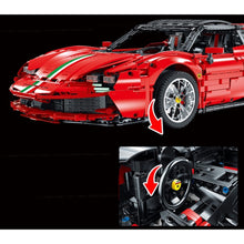 Load image into Gallery viewer, 4473PCS MOC Static Technic Speed SF90 Super Racing Sports Car Model Toy Building Block Brick Gift Kids Compatible Lego Display 1:8
