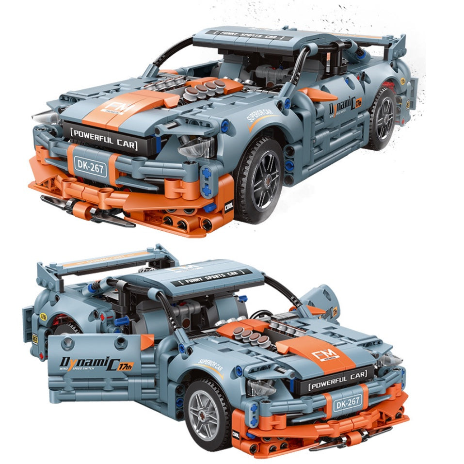 1030PCS MOC Technic Speed Mustang Racing Sports Car Model Toy Building Block Brick Gift Kids Compatible Lego 1:14