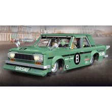 Load image into Gallery viewer, 1976PCS MOC Technic Speed Datsun 510 Vintage Classic Sedan Racing Sports Car Model Toy Building Block Brick Gift Kids DIY 1:10
