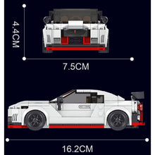 Load image into Gallery viewer, 356PCS MOC Technic Speed JDM GTR R35 Super Racing Sports Car Model Toy Building Block Brick Gift Kids DIY With Display Box
