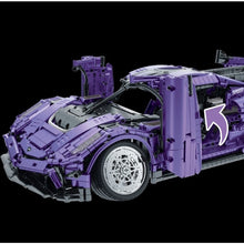 Load image into Gallery viewer, 2861PCS MOC Technic Speed Purple Koenigsegg Super Racing Sports Car Model Toy Building Block Brick Gift Kids DIY 1:10
