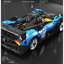 Load image into Gallery viewer, 2289PCS MOC Technic Speed Static Pagani Super Racing Sports Car Model Toy Building Block Brick Gift Kids DIY Compatible Lego 1:10
