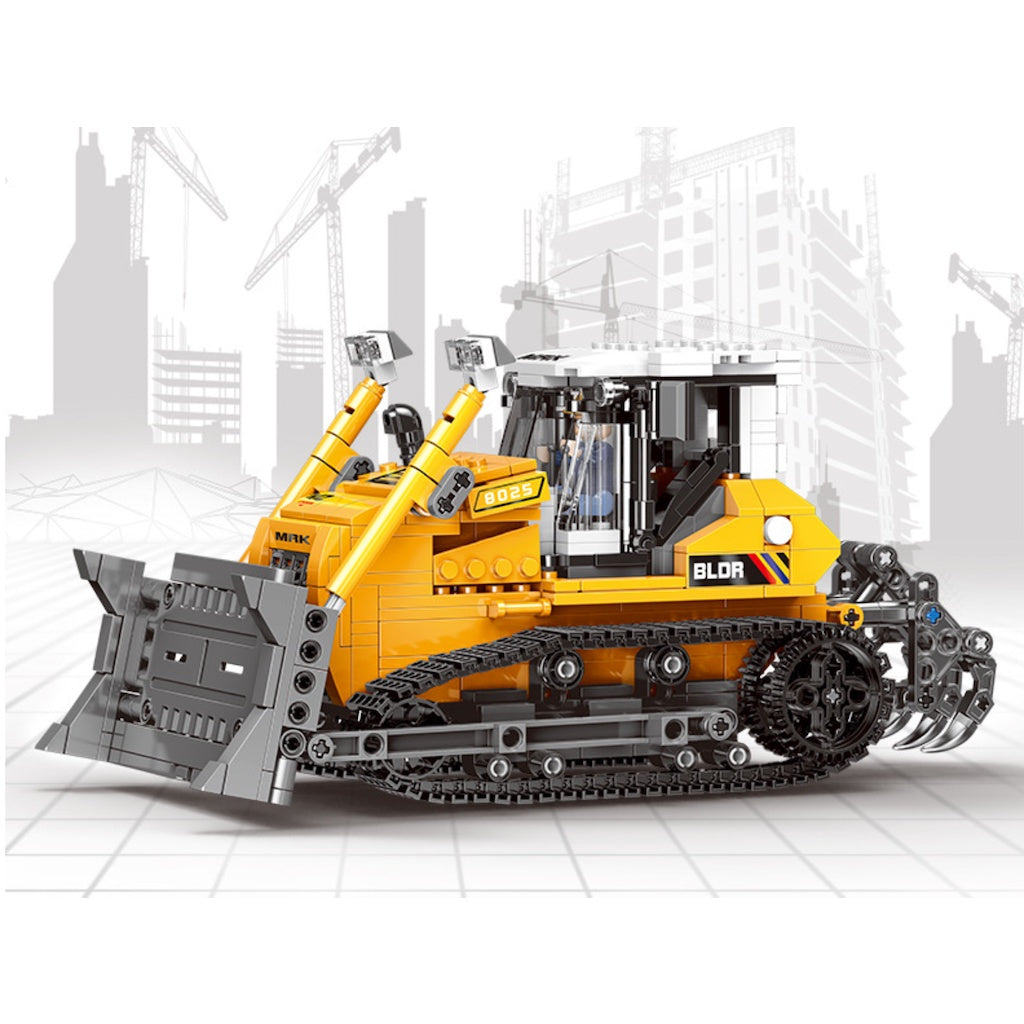 703PCS MOC Technic City Construction Bulldozer Figure Model Toy Building Block Brick Gift Kids DIY Compatible Lego