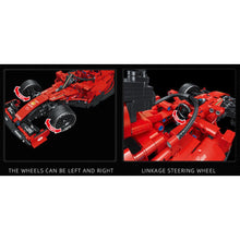 Load image into Gallery viewer, 1392PCS MOC Technic Speed Static Red F1 Formula One Super Racing Sports Car Model Toy Building Block Brick Gift Kids DIY Compatible Lego
