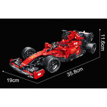 Load image into Gallery viewer, 1392PCS MOC Technic Speed Static Red F1 Formula One Super Racing Sports Car Model Toy Building Block Brick Gift Kids DIY Compatible Lego
