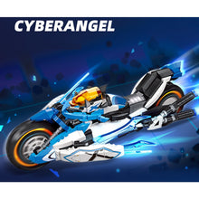 Load image into Gallery viewer, 1230PCS MOC Technic Speed Cartoon Cyberangel Motorcycle Motor Bike Model Toy Building Block Brick Gift Kids DIY Compatible Lego
