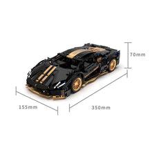 Load image into Gallery viewer, 1309PCS MOC Technic Speed Static Black LB780S Super Racing Sports Car Model Toy Building Block Brick Gift Kids DIY Compatible Lego 1:14
