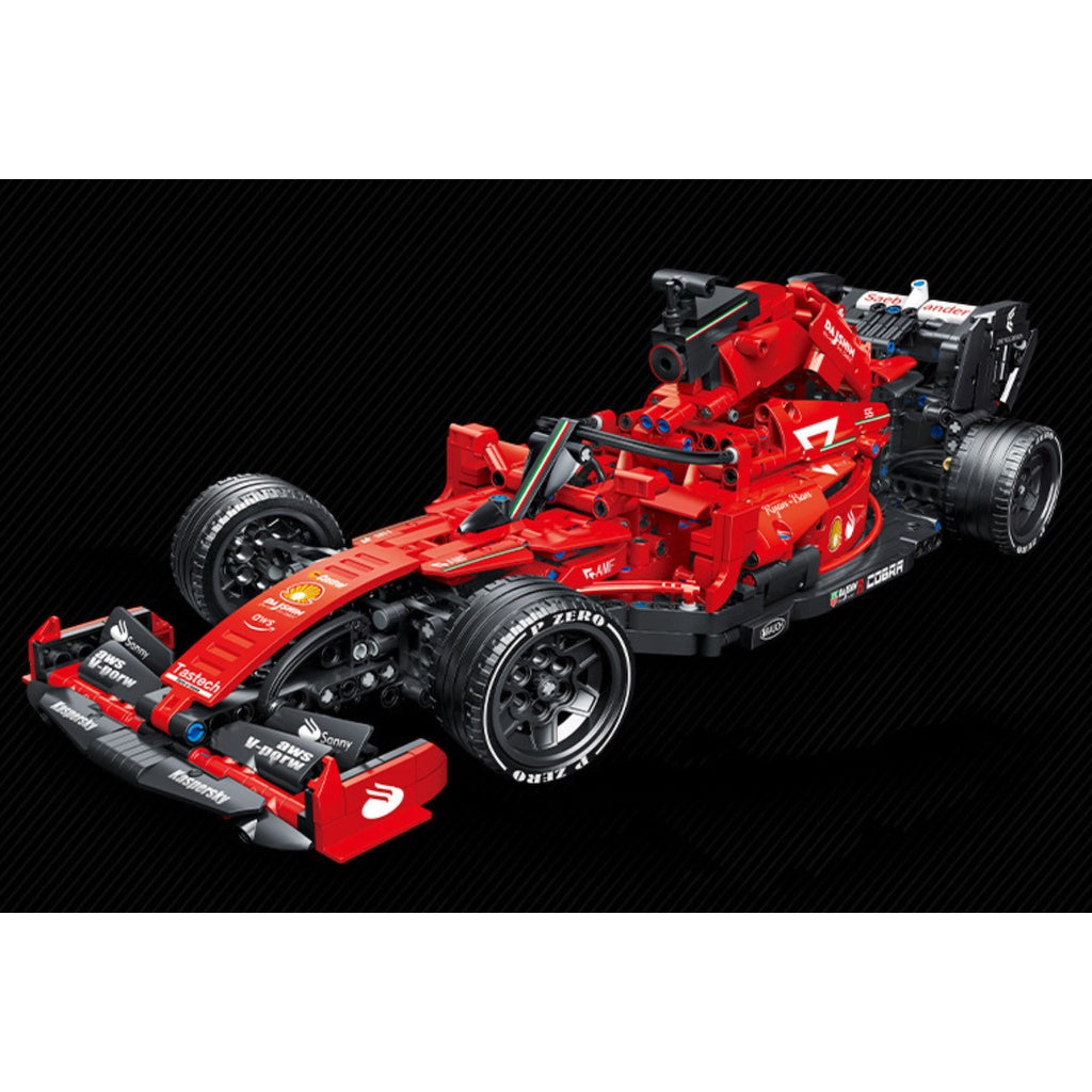 1392PCS MOC Technic Speed Static Red F1 Formula One Super Racing Sports Car Model Toy Building Block Brick Gift Kids DIY Compatible Lego