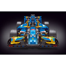 Load image into Gallery viewer, 1308PCS MOC Technic Speed Static Blue F1 Formula One Super Racing Sports Car Model Toy Building Block Brick Gift Kids DIY Compatible Lego 1:10
