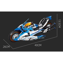 Load image into Gallery viewer, 1230PCS MOC Technic Speed Cartoon Cyberangel Motorcycle Motor Bike Model Toy Building Block Brick Gift Kids DIY Compatible Lego
