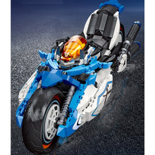 Load image into Gallery viewer, 1230PCS MOC Technic Speed Cartoon Cyberangel Motorcycle Motor Bike Model Toy Building Block Brick Gift Kids DIY Compatible Lego
