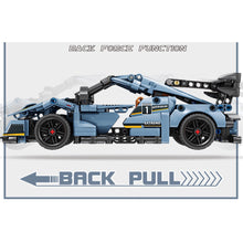 Load image into Gallery viewer, 480PCS MOC Technic Speed Apollo Racing Sports Car Pull Back Model Toy Building Block Brick Gift Kids DIY Compatible Lego
