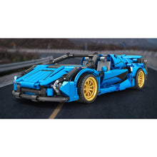 Load image into Gallery viewer, 398PCS MOC Technic Speed Pull Back Sian Super Racing Sports Car Model Toy Building Block Brick Gift Kids DIY Compatible Lego 1:18
