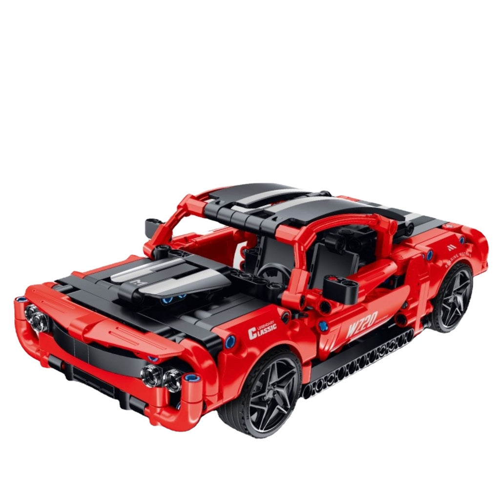 548PCS MOC Technic Speed Pull Back SRT Challenger Super Racing Sports Car Model Toy Building Block Brick Gift Kids DIY Compatible Lego