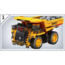 Load image into Gallery viewer, 1261PCS MOC City Construction Technic SANY Mine Dump Truck SRT95C Figure Scene Model Toy Building Block Brick Gift Kids DIY Compatible Lego
