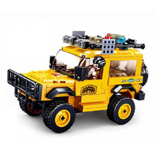 Load image into Gallery viewer, 288PCS MOC Technic Speed Yellow ORV Safari SUV Off Road Vehicle 4x4 Car Figure Model Toy Building Block Brick Gift Kids DIY Compatible Lego
